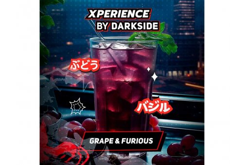 Darkside Experience - Grapes & Furious (Виноград Базилик) 120g