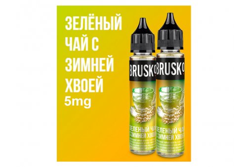 Brusko Salt - Зеленый Чай с Зимней Хвоей 30 мл/5мг