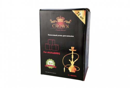 Уголь Crown 72шт 1кг