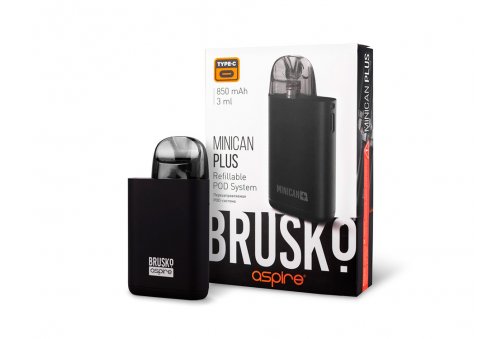 ЭС Brusko Minican Plus, 850 mAh, Black