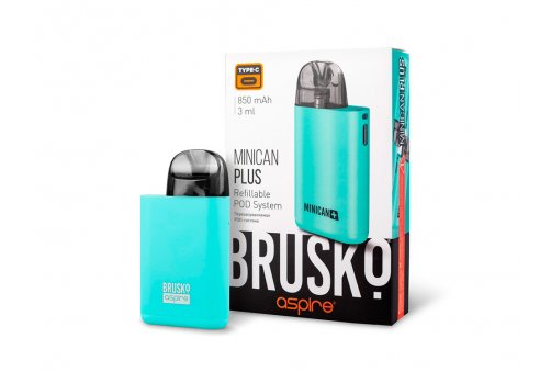 ЭС Brusko Minican Plus, 850 mAh, Turquoise